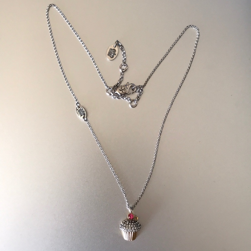 Juicy Couture birthday cupcake necklace